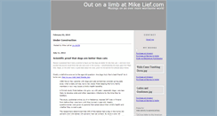 Desktop Screenshot of mikelief.com