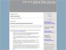 Tablet Screenshot of mikelief.com